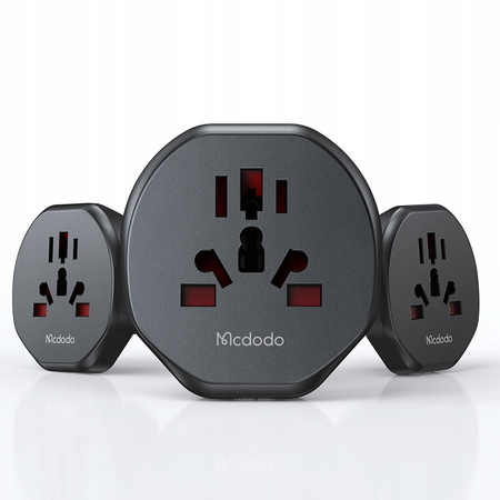 MCDODO ADAPTER PODRÓŻNY PRZEJŚCIÓWKA ANGIELSKA WTYCZKA US DO USA EU US UK