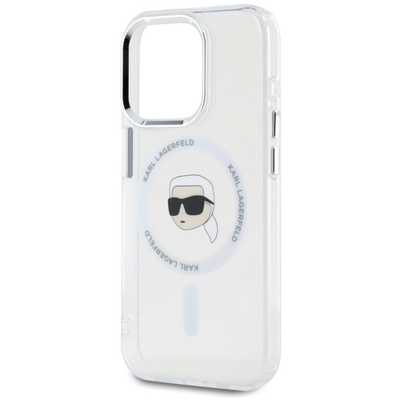 KARL LAGERFELD POKROWIEC MAGNETYCZNY DO IPHONE 15 PRO MAX KARL HEAD METAL