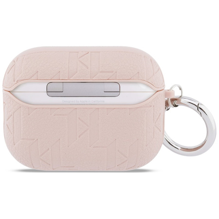Etui Karl Lagerfeld Monogram Karl Head   do AirPods Pro 3 różowy
