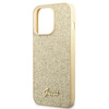Guess GUHCP14LHGGSHD iPhone 14 Pro 6,1" złoty/gold hard case Glitter Script