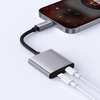 MCDODO PRZJEŚCIÓWKA ADAPTER 2X LIGHTNING KABEL DO IPHONE X 11 12 13 14 PRO