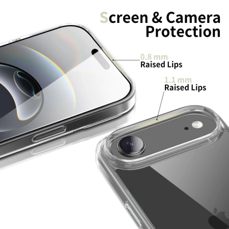 TECH-PROTECT ETUI FLEXAIR HYBRID DO IPHONE 17 AIR OCHRONA PRZEZROCZYSTE