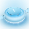 Baseus Bright Mirror 2 kabel przewód 3w1 USB Typ A - micro USB + Lightning + USB Typ C 3.5A 1.1m błękitny (CAMJ010017)