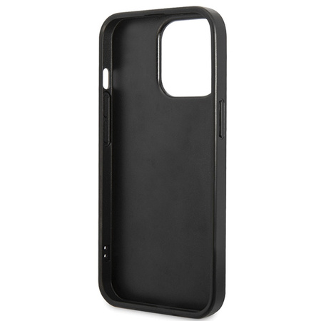 GUESS ETUI HARDCASE DO IPHONE 13 PRO 6.1 STRASS METAL LOGO OCHRONA TELEFONU