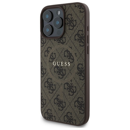 GUESS POKROWIEC DO IPHONE 16 PRO MAX 6.9 DO MAGSAFE HARDCASE RING LOGO