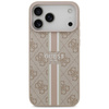 Etui Guess 4G Printed Stripes MagSafe do iPhone 17 Pro Max różowy