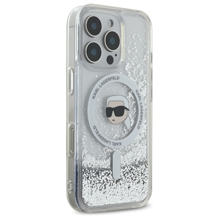 KARL LAGERFELD ETUI HARDCASE POKROWIEC CASE DO IPHONE 16 PRO DO MAGSAFE