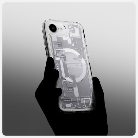 SPIGEN CASE POKROWIEC MAGNETYCZNY DO MAGSAFE IPHONE 16E ZERO ONE WYTRZYMAŁY