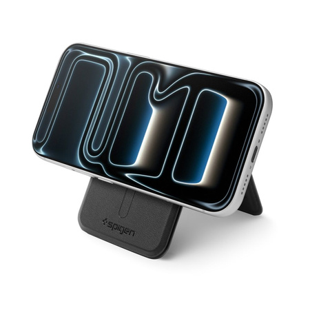 SPIGEN S314-3 SLIM FOLD TRIPOD MAGSAFE UNIVERSAL MAGNETIC CARD HOLDER BLACK