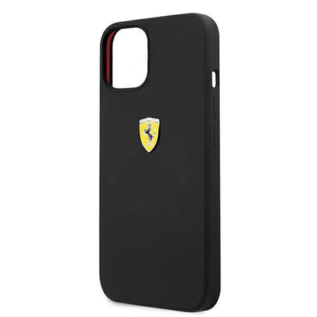 Ferrari FESSIHCP13MBK iPhone 13 6,1" czarny/black hardcase Silicone