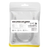 Kabel Ethernet Baseus High Speed Cat 5 RJ-45 1000Mb/s 1.5m okrągły - czarny
