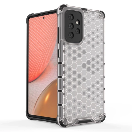 HURTEL POKROWIEC HONEYCOMB PANCERNE DO SAMSUNG GALAXY A72 4G Z RAMKĄ ŻELOWĄ