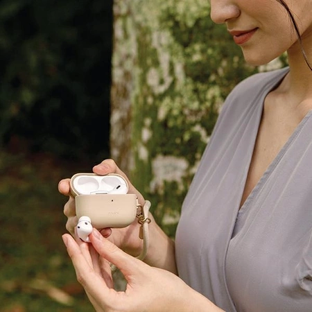 Etui UNIQ Coehl Haven na AirPods Pro 2 (2022/2023) - beżowe