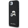 KARL LAGERFELD ETUI CASE FIXED GLITTER DO IPHONE 15 14 16 Z METALOWYM PINEM