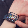 Wozinsky Watch Glass hybrydowe szkło do Apple Watch 6 44mm / Watch 5 44mm / Watch 4 44mm / Watch SE 44mm czarny
