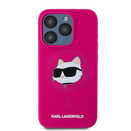 KARL LAGERFELD ETUI SILICONE DO IPHONE 15 PRO 6.1 CHOUPETTE HEAD
