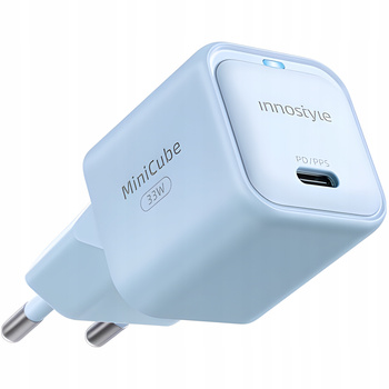 INNOSTYLE SZYBKA ŁADOWARKA KOSTKA USB-C 33W USB TYP C GAN II DO SAMSUNG LED