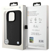 BMW BMHMP16XSLLBK iPhone 16 Pro Max 6.9czarny/black hardcase Leather Hot Stamp MagSafe