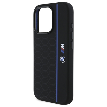 BMW ETUI CASE HARDCASE SILIKONOWE DO IPHONE 16 PRO 6.3 DO MAGSAFE HEXAGON
