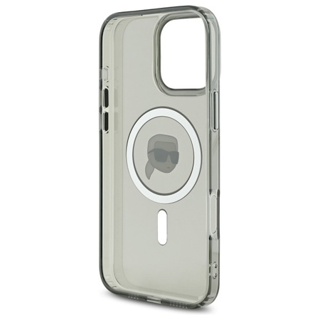KARL LAGERFELD CASE DO IPHONE 16 PRO 6.3 HARDCASE METAL KARL HEAD