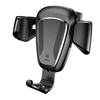 Baseus Gravity Car Mount grawitacyjny uchwyt samochodowy na kratkę wentylacyjną nawiew na telefon 4-6" czarny (SUYL-01)