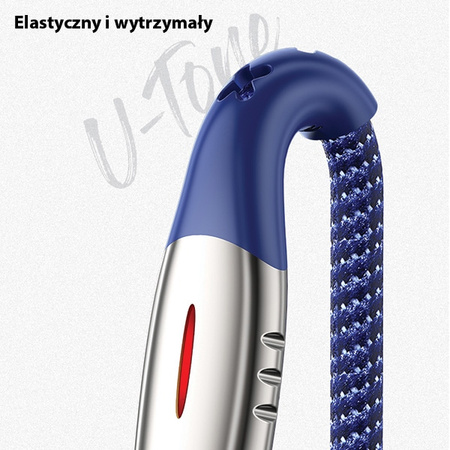 USAMS KABEL PLECIONY DO LIGHTNING 1,2M DO IPHONE 5 6 7 8 X Z FUNKCJĄ