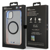 Etui BMW BMHMP14SHTGE na iPhone 14 - szare hardcase Gradient Bumper MagSafe