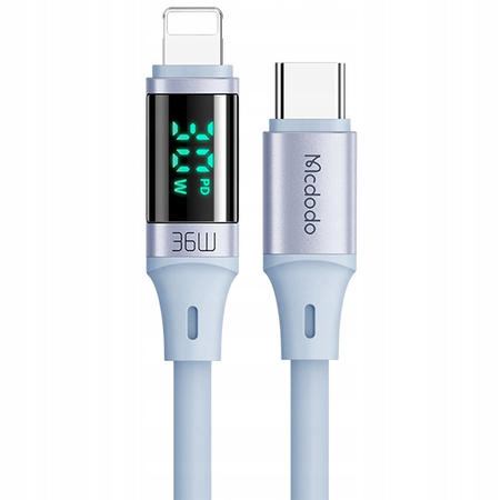 MCDODO DIGITAL PRO KABEL USB-C LIGHTNING 36W 1,8M