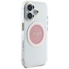GUESS ETUI POKROWIEC MAGNETYCZNY DO MAGSAFE IPHONE 16 LOGO METALOWE