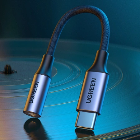 UGREEN ADAPTER PRZEJŚCIÓWKA USB-C DO MINI JACK 3,5 MM DO TELEFONÓW TABLETÓW