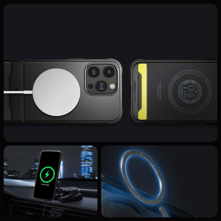 SPIGEN RUGGED ARMOR MAG MAGSAFE IPHONE 15 PRO MAX MATTE BLACK