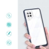 HURTEL ETUI POKROWIEC CLEAR 3IN1 DO SAMSUNG GALAXY A42 5G ŻELOWY Z RAMKĄ