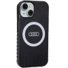 Etui Audi IML Big Logo MagSafe na iPhone 15 / 14 / 13 - czarne