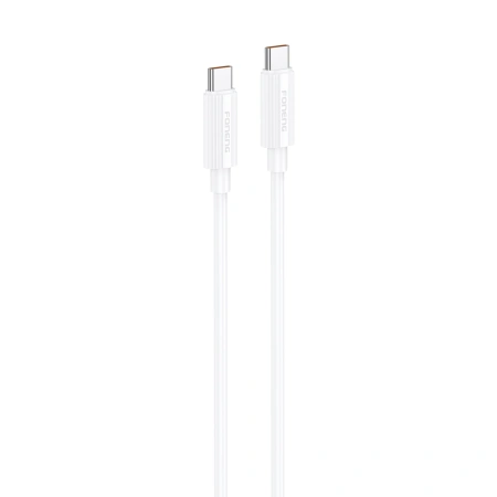 FONENG kabel XS07 USB-C - USB-C PD 60W 1.2M Biały