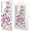 Etui Guess GUHCS23LHCFWST S23 Ultra S918 - białe Flower Collection