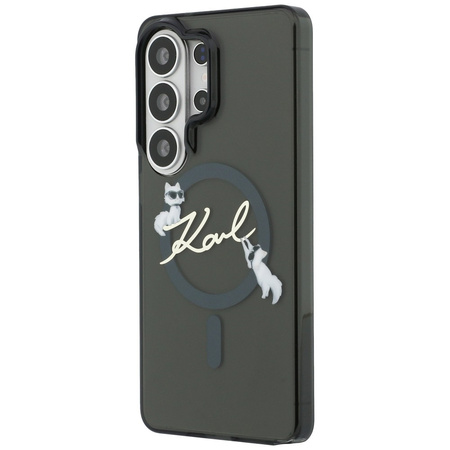 Etui Karl Lagerfeld IML KC Script MagSafe do Samsung Galaxy S26 Ultra czarny