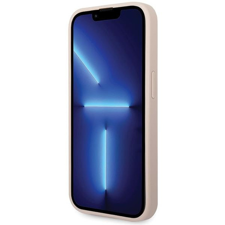 Etui Guess 4G Big Metal Logo na iPhone 15 Pro - różowe