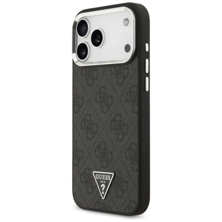 GUESS ETUI 4G TRIANGLE LOGO MAGSAFE DO IPHONE 17 PRO MAX LUKSUSOWA OCHRONA