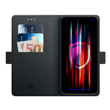 3MK WALLET CASE POKROWIEC DO SAMSUNG GALAXY S25+ Z FUNKCJĄ STANDU WYSOKOŚCI