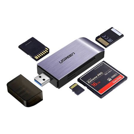 UGREEN CZYTNIK KART SD MICROSD 4W1 DO KOMPUTERA Z SZYBKIM PRZEKAŻNIKIEM
