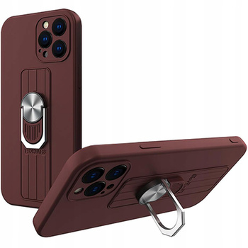 HURTEL RING CASE ETUI DO IPHONE 12 PRO MAX Z UCHWYTEM NA PALEC I PODSTAWKĄ