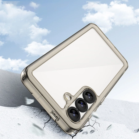 HURTEL ETUI POKROWIEC SILIKONOWY DO SAMSUNG GALAXY S25 ŻELOWA RAMKA OCHRONA