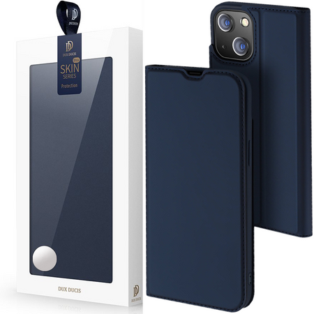 Dux Ducis Skin Pro kabura etui pokrowiec z klapką iPhone 14 Plus niebieski