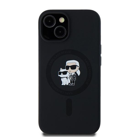 KARL LAGERFELD ETUI SILICONE KARL&CHOUPETTE DO IPHONE 15 PLUS 6,7