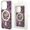 Etui Guess GUHMP14LHLEOPWP na iPhone 14 Pro - różowe Leopard MagSafe