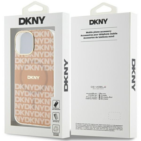 DKNY POKROWIEC DO IPHONE 14 15 13 HARDCASE DO MAGSAFE Z IML MONO STRIPE