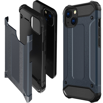 Hybrid Armor etui iPhone 14 Plus pancerny hybrydowy pokrowiec niebieskie