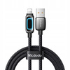 MCDODO KABEL USB-A LIGHTNING SZYBKIE ŁADOWANIE DO IPHONE PD 3A CZARNY 1M