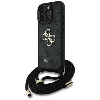 GUESS ETUI TPU CASE DO IPHONE 16 PRO Z LOGO BIG CROSSBODY POKROWIEC