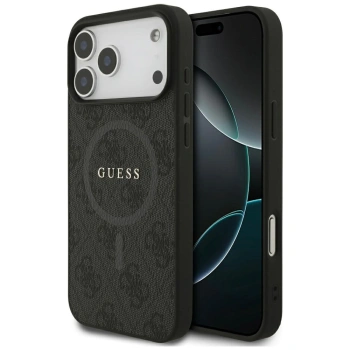 GUESS ETUI CASE POKROWIEC DO MAGSAFE IPHONE 17 PRO MAX 4G RING CLASSIC